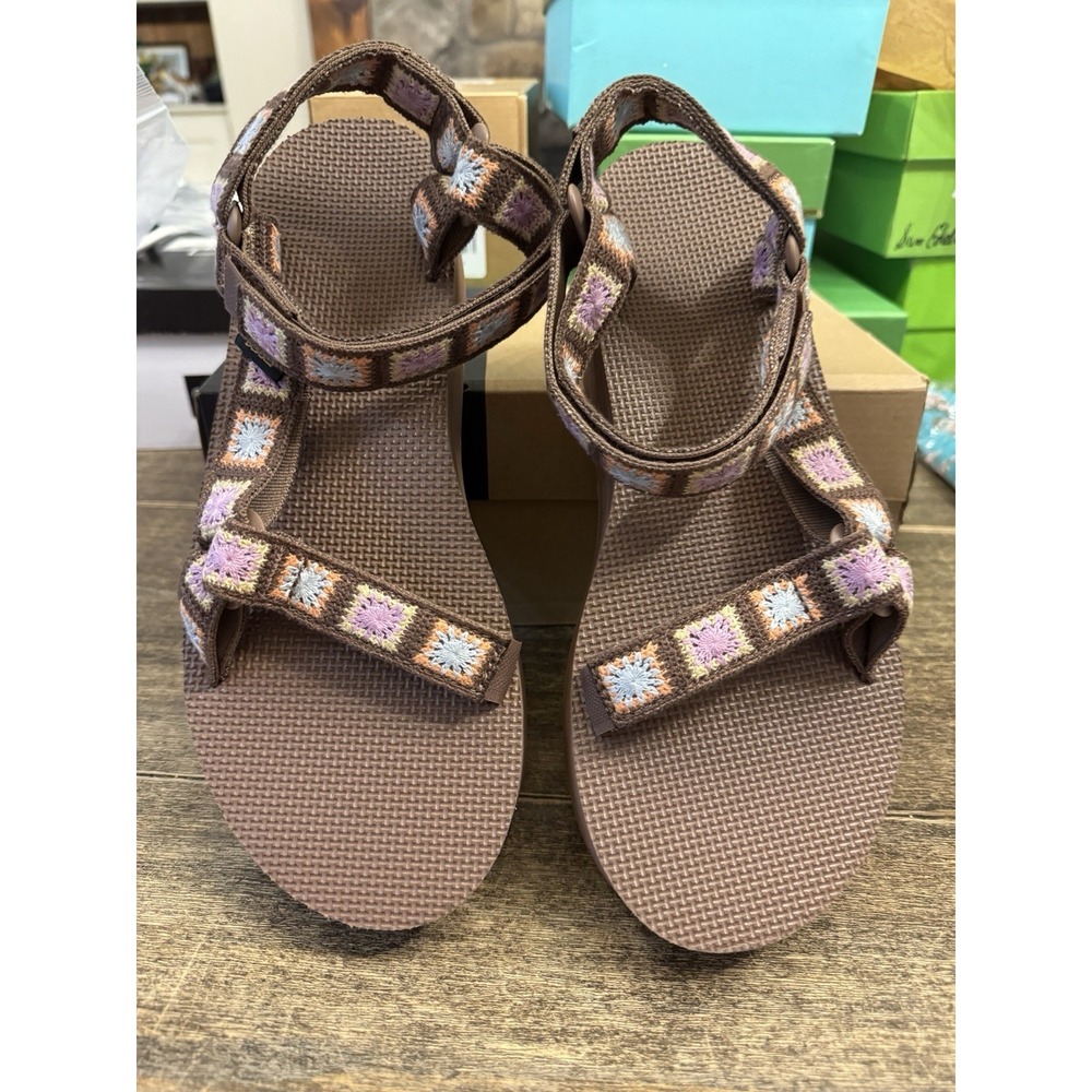 Teva Women's Flatform Universal Sandal Crochet Size 11 Gorpcore - Picture 2 of 11